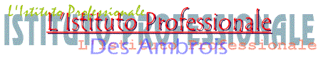 L'Istituto Professionale
