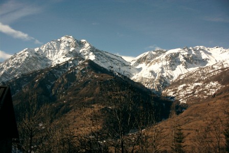 Il monte Chaberton visto da Malafosse