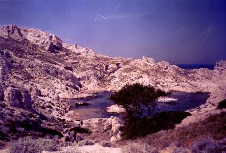 Un baie de l'le de Rotonneau